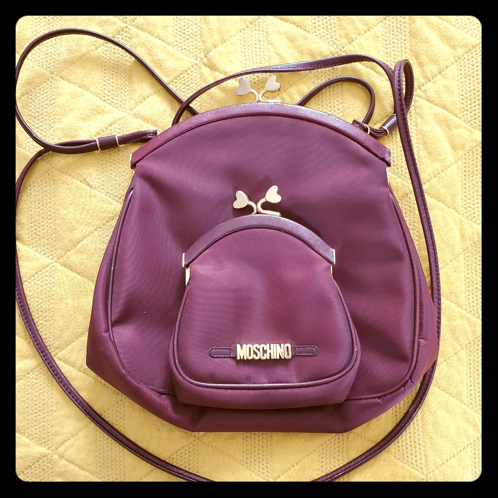 Vintage Moschino Heart Lock Purse